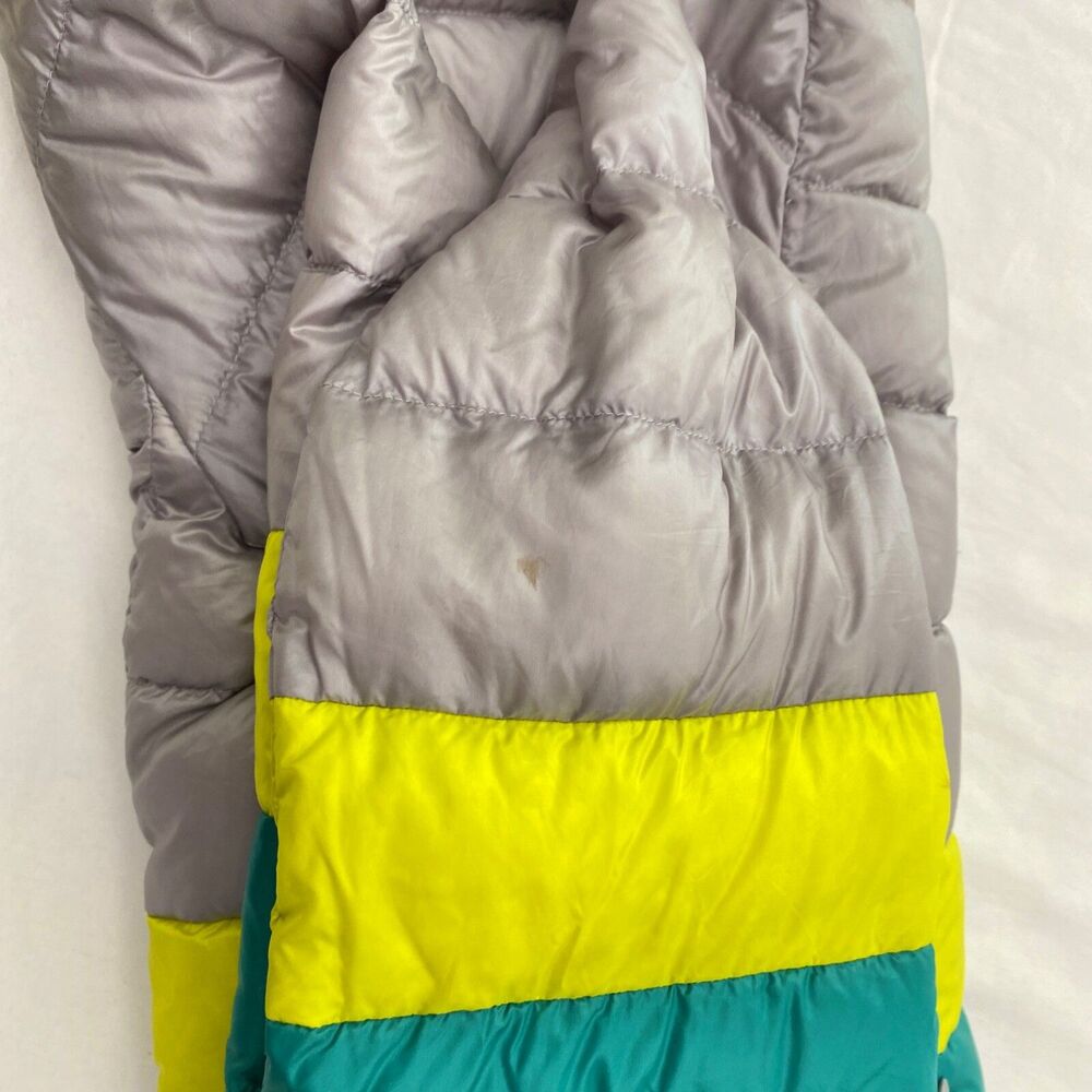 Uniqlo Down Filled Puffer Jacket Womens XS Gray Packable Coat Hooded Lightweight - Picture 5 of 11